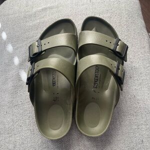 Army Green Birkenstock Eva’s.  Size 37